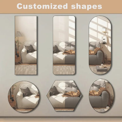 Peel and Stick Unbreakable Mirror