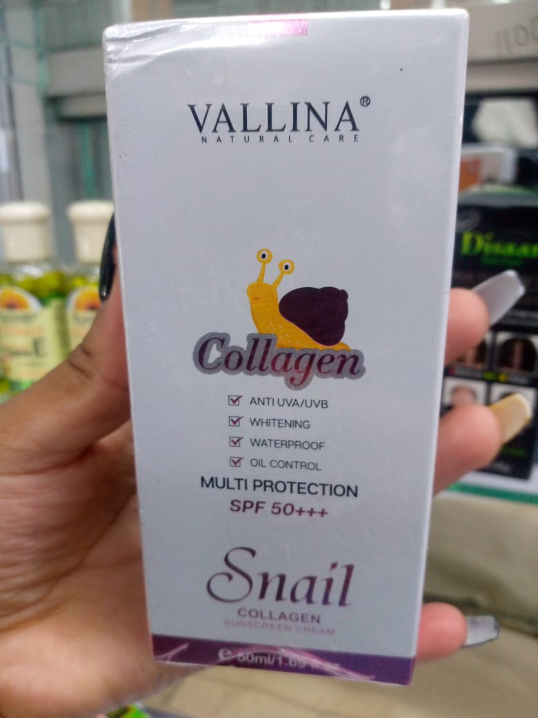 Vallina Snail Collagen Sunscreen SPF 50+++