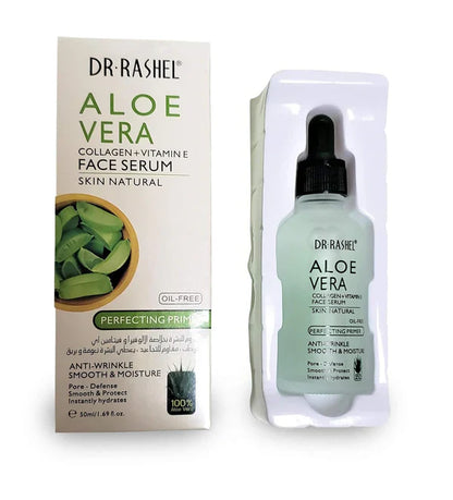 Dr Rashel Aloe Vera Collagen + Vitamin E Face Serum | Anti - Wrinkle, Instantly Smooth Hydrates & Moisture Skin,