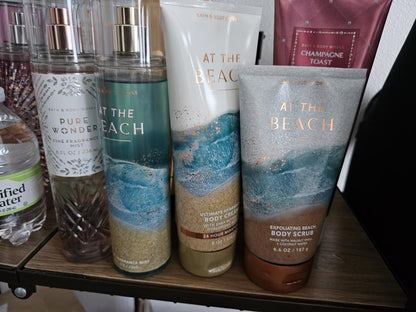 Bath & Body Works At the Beach Fragrance Mist, Hand Cream, and Body Cream Set