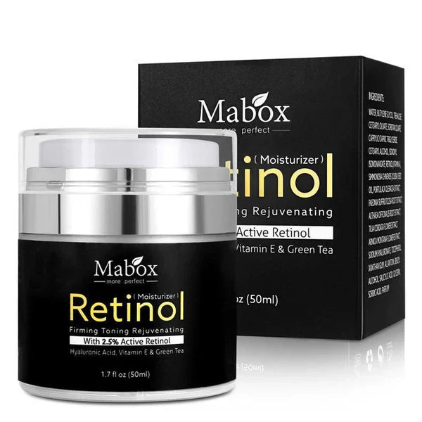 Mabox Acne Pack-Vitamin C Serum, Black Mask And Retinol Cream