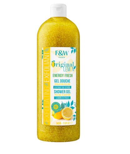 Fair & White Douche Exfoliating Exfoliant Lemon Shower Gel