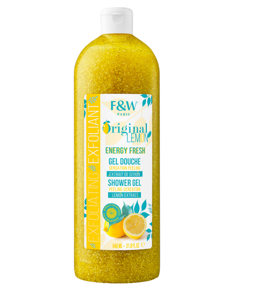 Fair & White Douche Exfoliating Exfoliant Lemon Shower Gel