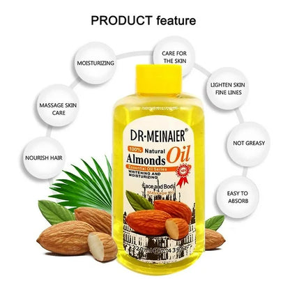 Dr. Meinaiér 100% Natural Almond Oil for Face & Body