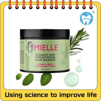 Mielle Rosemary Mint Strengthening Hair Masque- 340g.