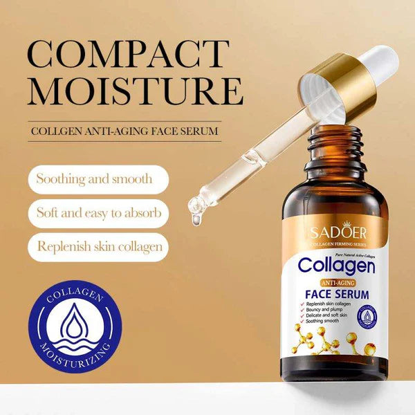 SADOER Collagen serum + Collagen Cream anti aging anti wrinkle combo