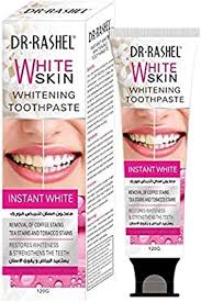 DR RASHEL Dr. Rashel White Skin Whitening Toothpaste, Instant White - 120g