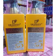 Dr. Davey VITAMIN C +TURMERIC BODY TREATMENT CREAM FIRMING + WHITENING