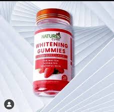 Natures 1 Cure Whitening Gummies For hydrated youthful look - Strawberry Flavor