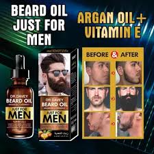 Dr davey Beard Anit-Itch Anti-Frizz Softening Strengthening Hair Growth Oil with Argan Oil + Vitamin E