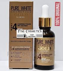 Pure White Gold Glowing 4 Dark Spot Corrector Revitalising Fade Serum