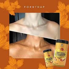 PORNTHAP BODY SCRUB BATH CREAM TURMERIC