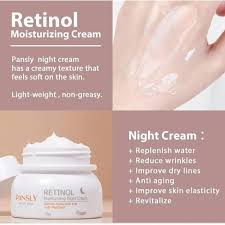 Pansly Retinol Moisturizing Night Cream with hyaluronic Acid-30g