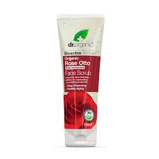 Dr. Organic rose otto face scrub