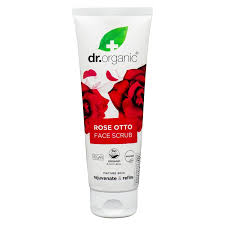 Dr. Organic rose otto face scrub