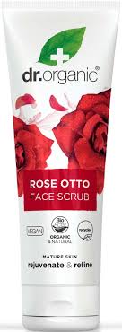 Dr. Organic rose otto face scrub