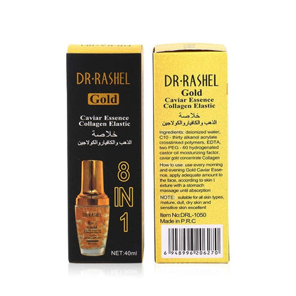 Dr.Rashel Gold Caviar Essence & Collagen Elastin Serum 8 in 1 Face Serum