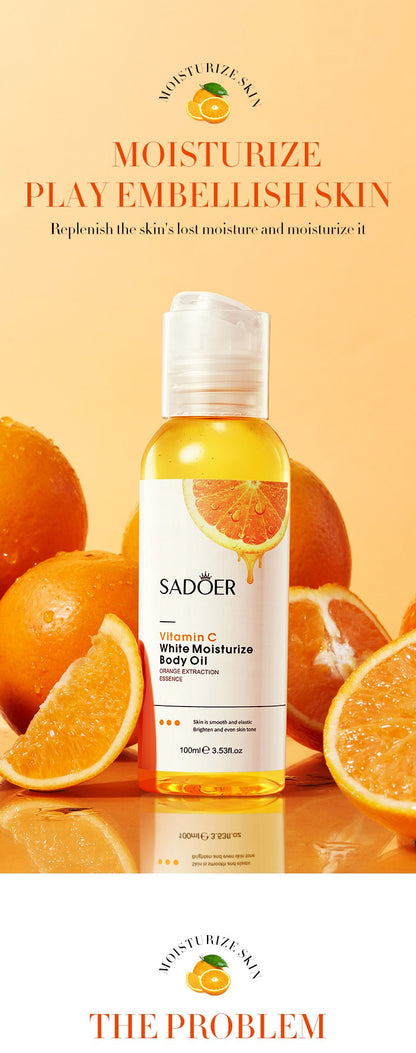 Sadoer Vitamin C White Moisturize Body Oil (100ML)