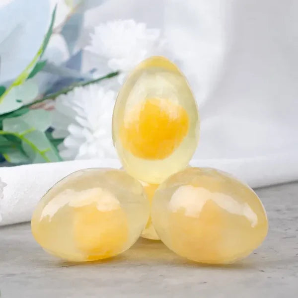 Natural Organic Collagen Soap Removal Pore Acne Egg Soap Whitening Moisturizing Cleansing Soap Bath Soap BUY 1 GET 1 FREE