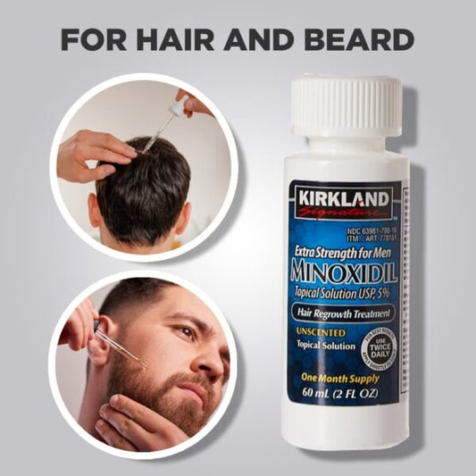 Kirkland Minoxidil 5% Extra Strength Hair Regrowth 1 Month works