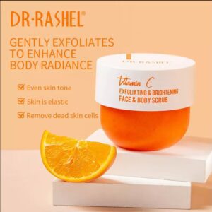 DR. RASHEL Vitamin C Exfoliating & Brightening Face & Body Scrub