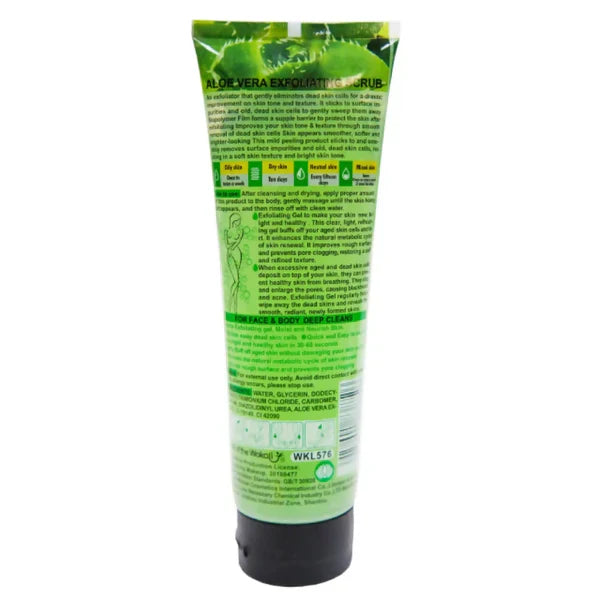 Fruit of the Wokali Aloe Vera Exfoliating Face Scrub