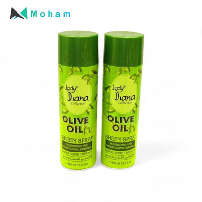 Lady Diana Collection Olive Oil Sheen Spray 400ml