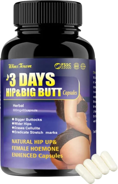 Hip & Butt Capsules | KSh 2,800 + FREE Surprise Gift