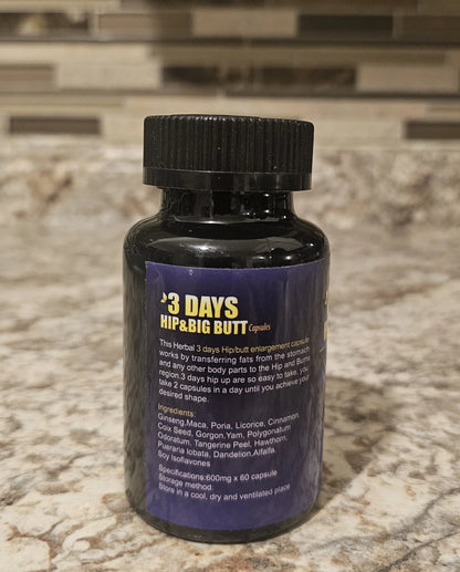 Hip & Butt Capsules | KSh 2,800 + FREE Surprise Gift