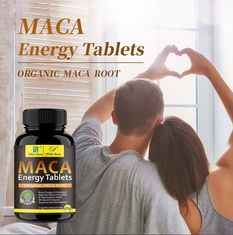 WINS TOWN MACA Energy Tablets Herbal Healthcare Supplement For Providing Energy Men Power Maca Capsule