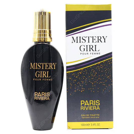 Paris Riviera Mystery Girl Black Eau De Toilette EDT Spray 3.4 oz (100 ml)