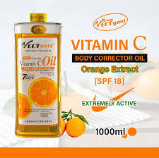 VEET GOLD Vitamin C Body Corrector Oil -1L