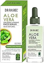 Dr Rashel Aloe Vera Collagen + Vitamin E Face Serum | Anti - Wrinkle, Instantly Smooth Hydrates & Moisture Skin,