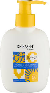 DR. RASHEL Vitamin C & Hyaluronic Moisturizing Sunscreen Lotion SPF 50 (180ml)