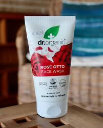 Dr. Organic rose otto face scrub