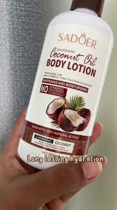 SADOER Coconut oil body lotion