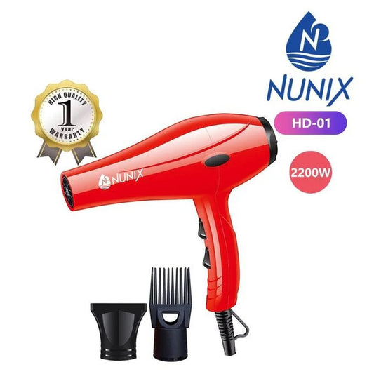 Nunix Salon/Commercial Hair Blow Dryer & Straightener HD01