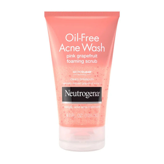 Neutrogena Oil-Free Acne Face Wash Pink Grapefruit Scrub
