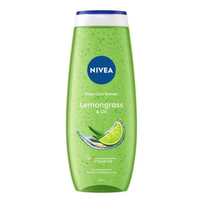 NIVEA Shower Gel Body Wash – Lemongrass & Oil