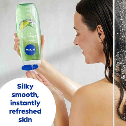 NIVEA Shower Gel Body Wash – Lemongrass & Oil