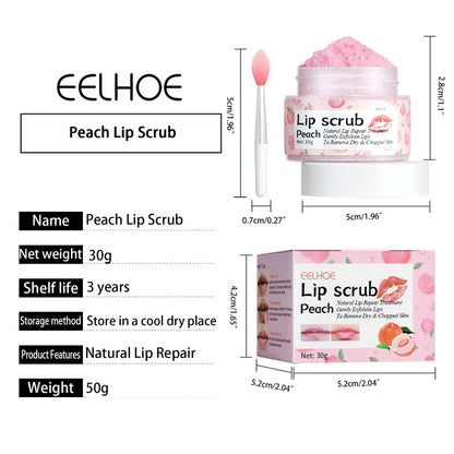 EELHOE Peach Lip Scrub