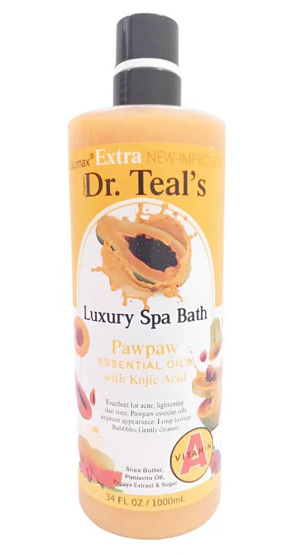 Dr Teal's Luxury Spa Bath - Carrot Essential Oil with Glutathione