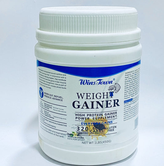 🔥 LIMITED DEAL — Wins Town Weight Gainer High Protein Supplement 450g | Build Muscle + Gain Weight + Boost Recovery | KSh 2,200