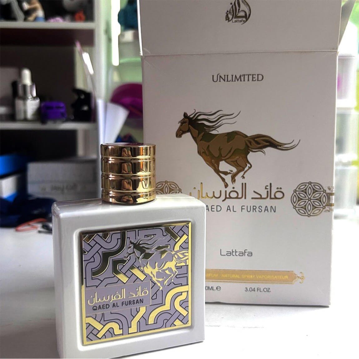 Lattafa Qaed Al Fursan White Edition EDP