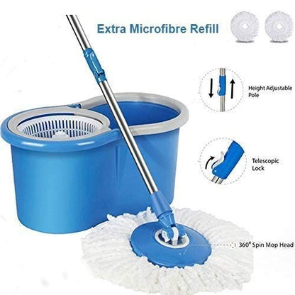 Marvel Star 8L Plastic Spin Mop Bucket