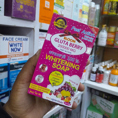 Bloom Gluta Berry Whitening Soap