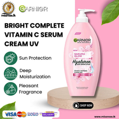 Garnier Sakura Glow Hyaluron Body Serum Lotion