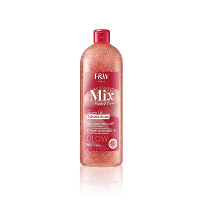 Fair & White Mix Ready To Glow Radiance Peeling Exfoliating Shower Gel – 940ml