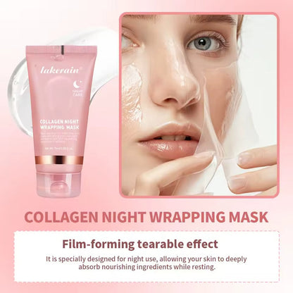 🔥 LIMITED DEAL — Lakerain Collagen Night Wrapping Mask 75ml | Firms + Deep Hydration + Glowing Skin Overnight | KSh 2,200