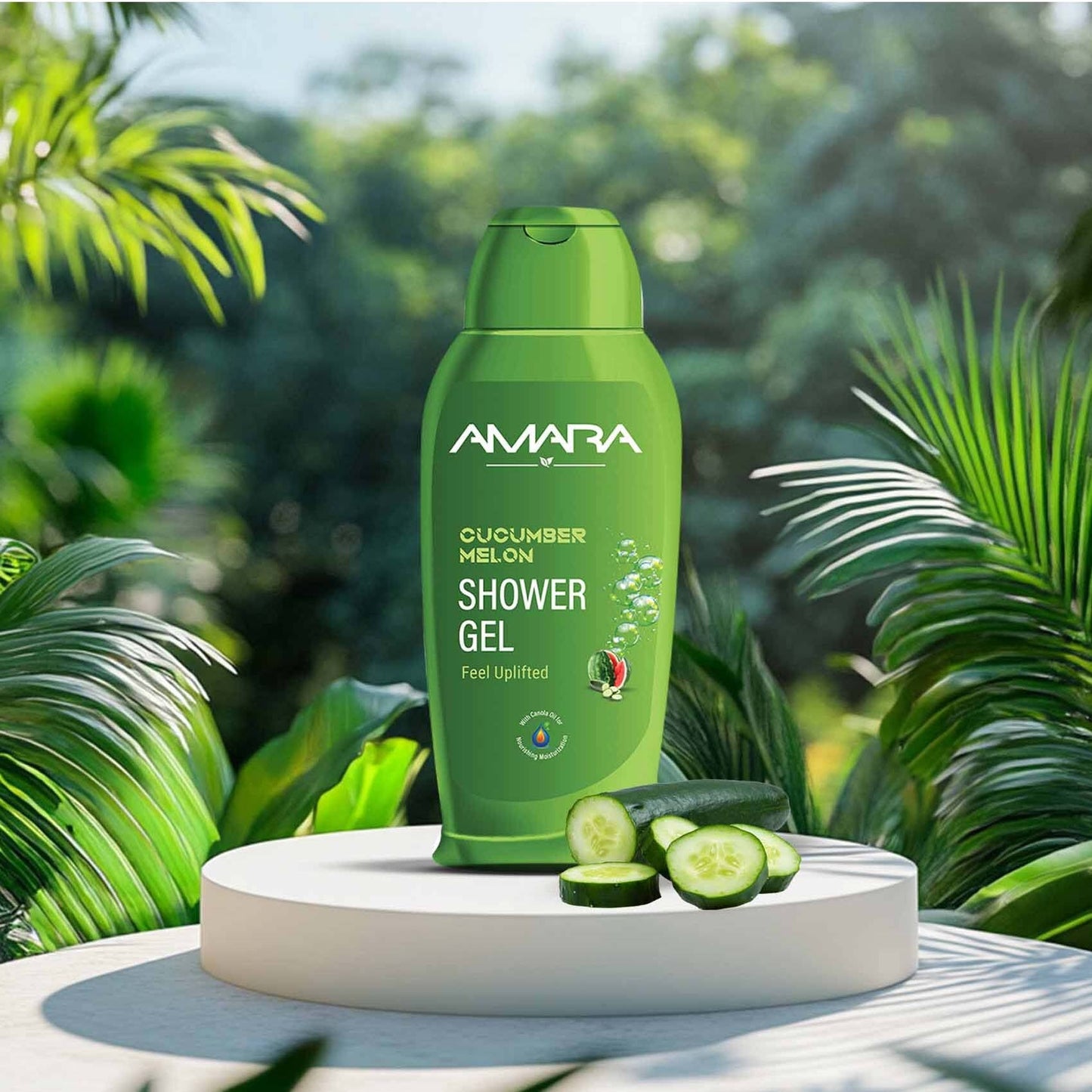 Amara Cucumber Melon Shower Gel (400 ml)